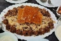 عدس پلو باکوفته قلقلی