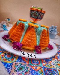 کیک زعفرونی