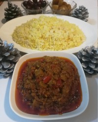 خوراک واویشگای بادمجان