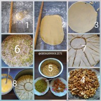 مراحل کار با خمیر باقلوا لطفاورق بزنید