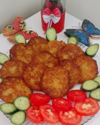 شامی سیب زمینی خام