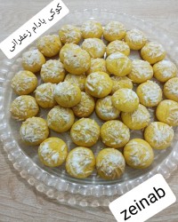 کوکی بادام زعفرانی