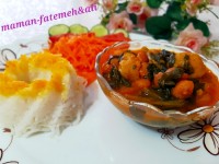 خورشت آلو اسفناج