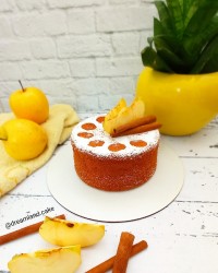 کیک اسپونج سیب