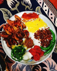 نهار امروزمون??جوجه کتف وبال??