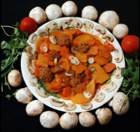 تاس کباب قارچ