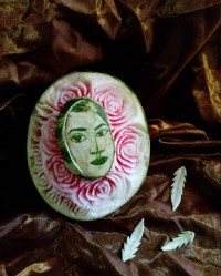 حکاکی هندوانه چهره