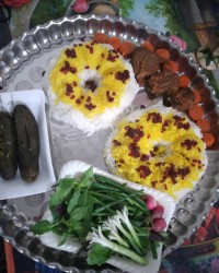 چلو گوشت خوشمزه من