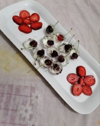 دسر آلبالو با ژله آلئورا