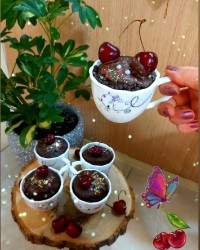 کاپ کیک شُکلاتے ((فنجونے))