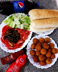 فلافل ساده خانگی