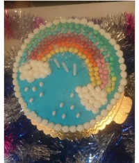 کیک رنگین کمان