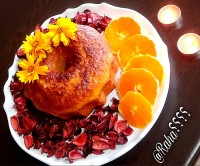 کیک شیر داغ