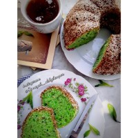 کیک نعنایی با رویه کنجد