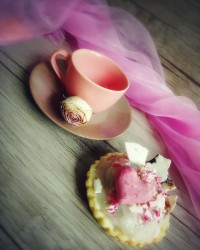 تارت مربایی (تمشک) لطفاً کپشن خوانده شود