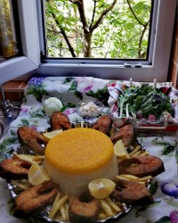 پلو ماهی قزل آلا