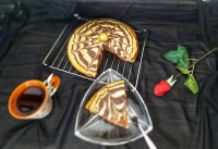 کیک زبرا قابلمه ای