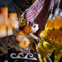 یخ میوه ای و شربت زعفران