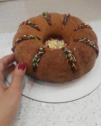 کیک عصرونه آتشفشانی