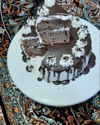 کیک دوتخم مرغی