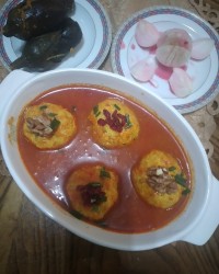 کوفته هویج گردو زرشک