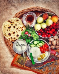 عصرونه بهاری نون و پنیر خونگی
