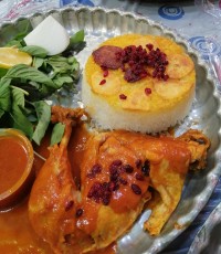 چلو مرغ زعفرانی...