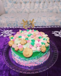 کیک تولد برای خواهر عزیزم