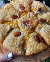 کیک زرد آلو