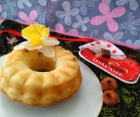 کیک کشمش و گردو با آرد نانوایی