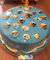 کیک تولد دختر گلم