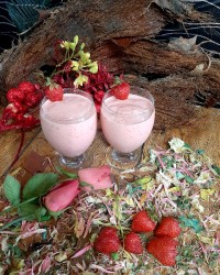 آیس پک توت فرنگی و انبه