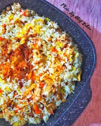 زرشک پلو مخلوط