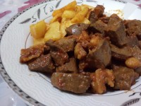 خوراک جگر گوسفند