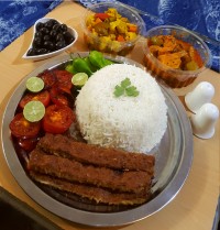 کباب تابه ای گوشت