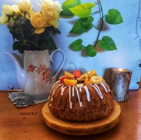 کیک سیب و دارچین