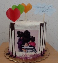 کیکــ شیفون خامه ای بمناسبت روز دختر