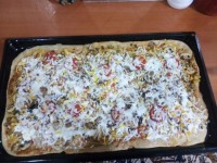 پیتزا شام دیشبمون