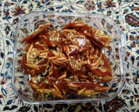 سوهان عسلی بادامی