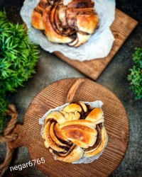 نان گیس شکلاتی