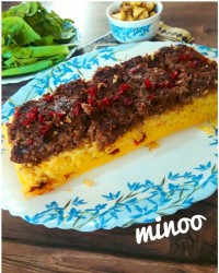 ته چین کباب تابه ای