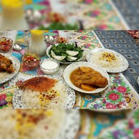 مرغ دودی خوشمزه