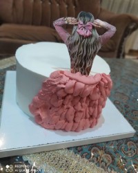 کیک تولد هستی جونم امروز ۲۴ خرداد تولد هستی عزیزم مبارک