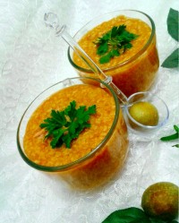 سوپ گندم بامرغ