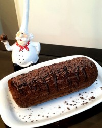 رولت کاکائویی شکلاتی بدون فر