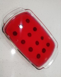 دسر کاسترد و ژله بلقیس