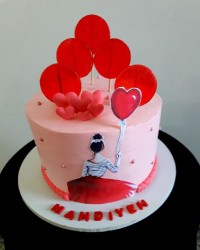 اولین کیک خامه ای من