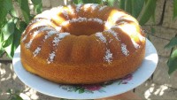 کیک گلاب وزعفران