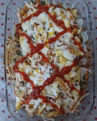 سیب زمینی پیتزایی