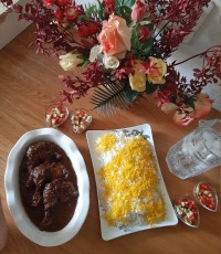 مرغ ترش (بدون روغن)